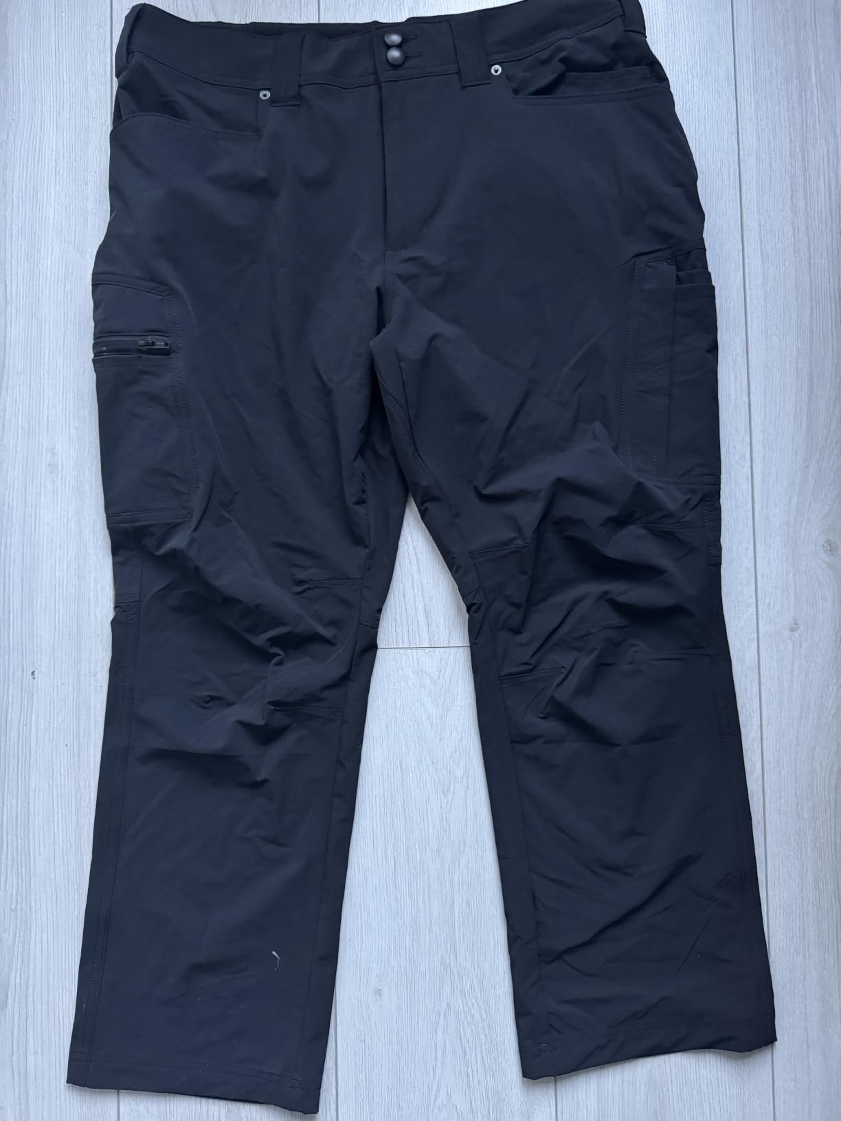 AmazonBasics pantaloni utility ibridi uomo 38W/30L carbone