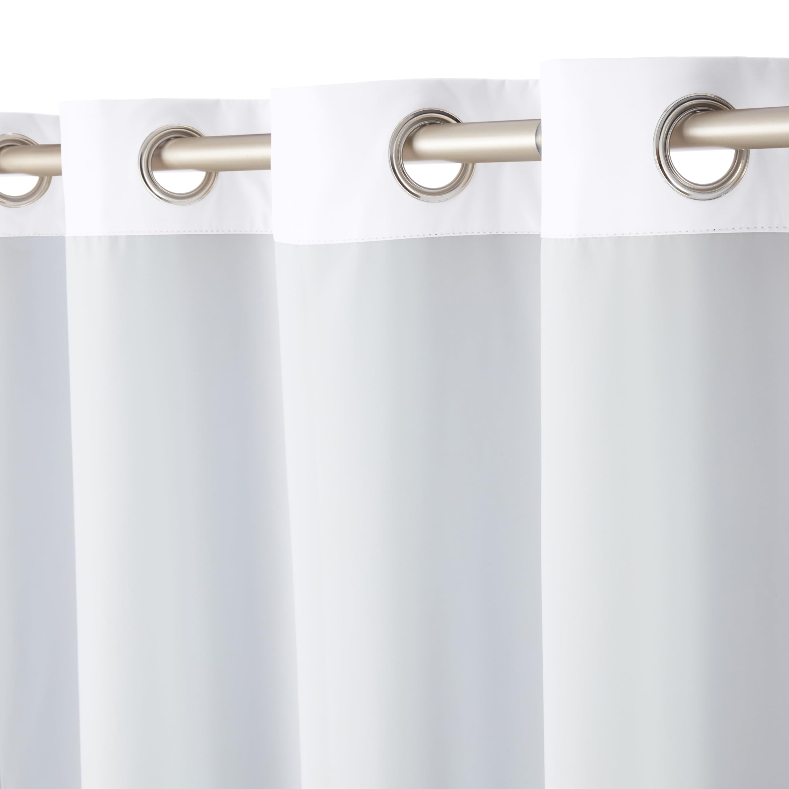 Amazon Basics Tende Oscuranti 132x244 cm Bianche 2 Pezzi