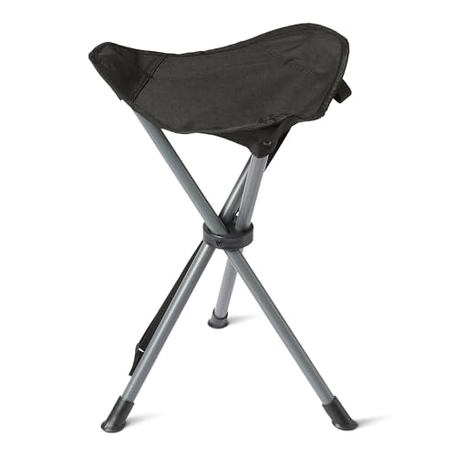 Amazon Basics sgabello campeggio pieghevole nero 102 kg