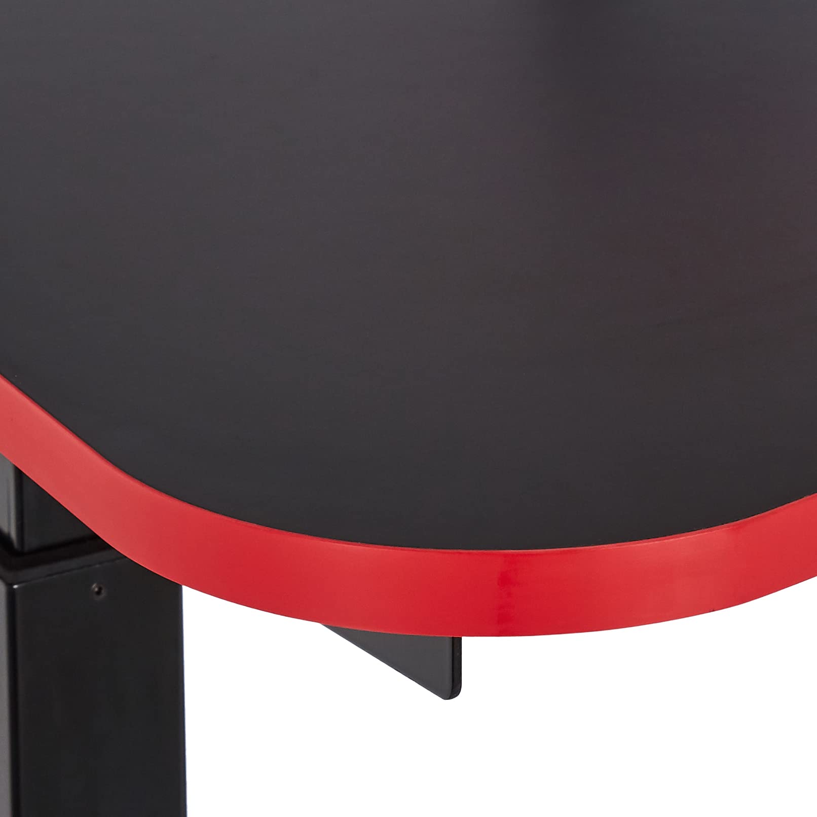 Amazon Basics scrivania gaming 140cm altezza regolabile rossa