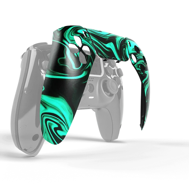 Aim Controller Snap Caustic Green cover PS5 verde