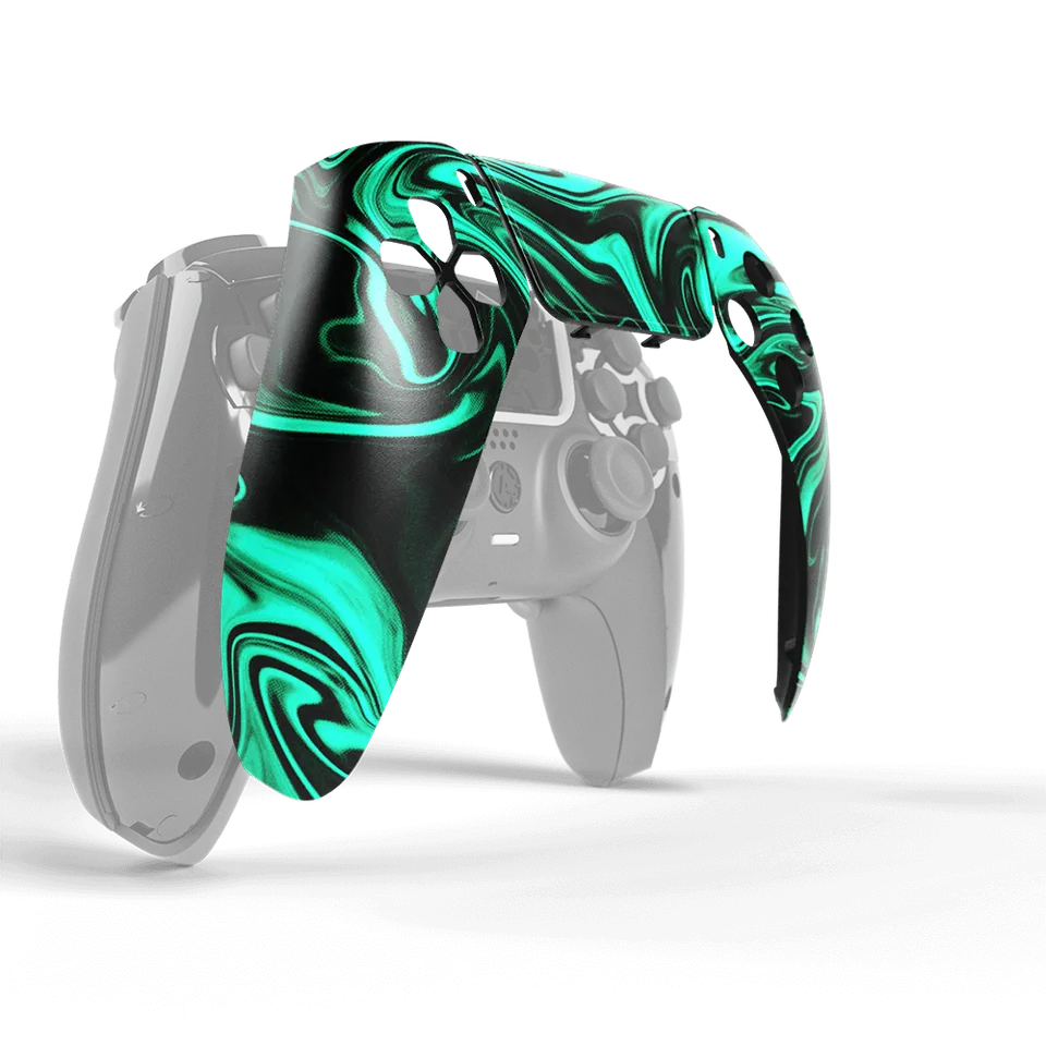 Aim Controller Snap Caustic Green cover PS5 verde