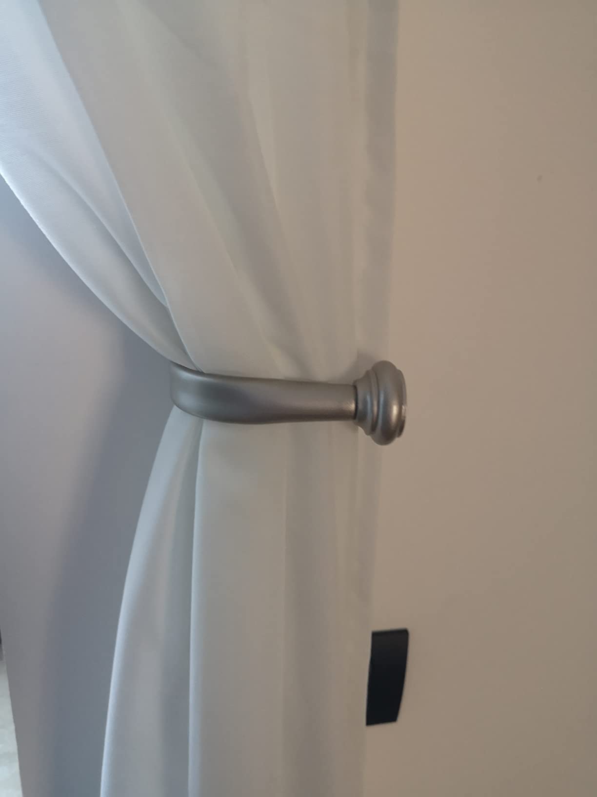 Amazon Basics Fermatenda Decorativi Set 2 Pezzi Nichel Metallo
