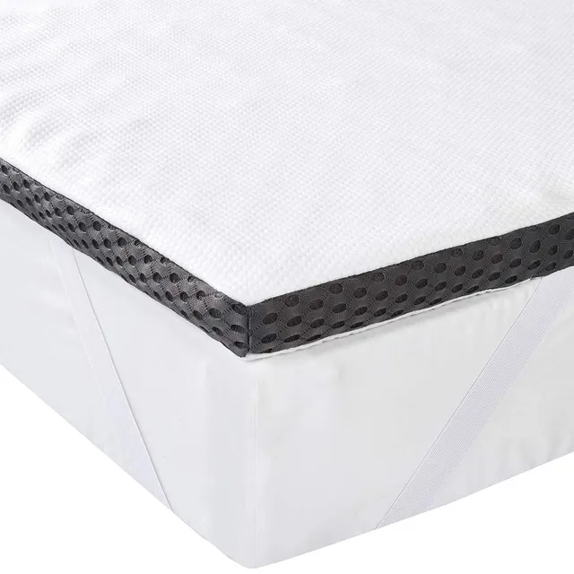 AmazonBasics Topper 135x190 Coprimaterasso Memory Foam 4 cm 7 zone