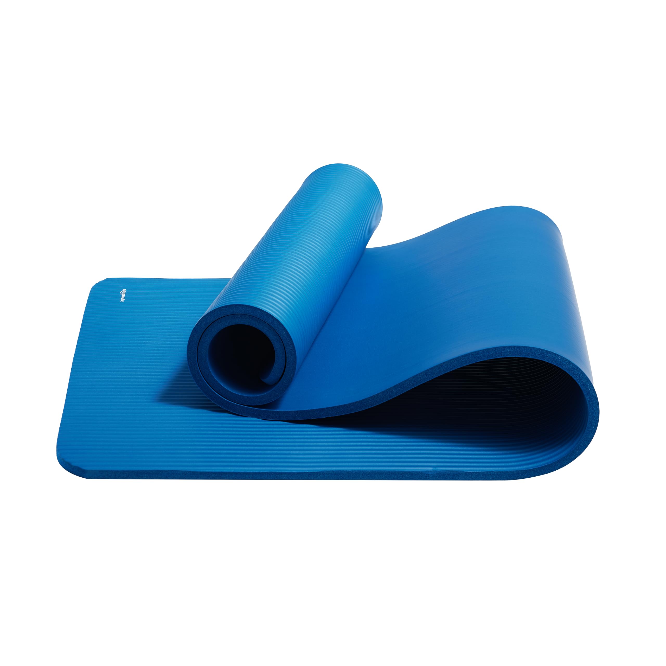 AmazonBasics Tappetino Yoga Blu Extra Spesso 188 cm