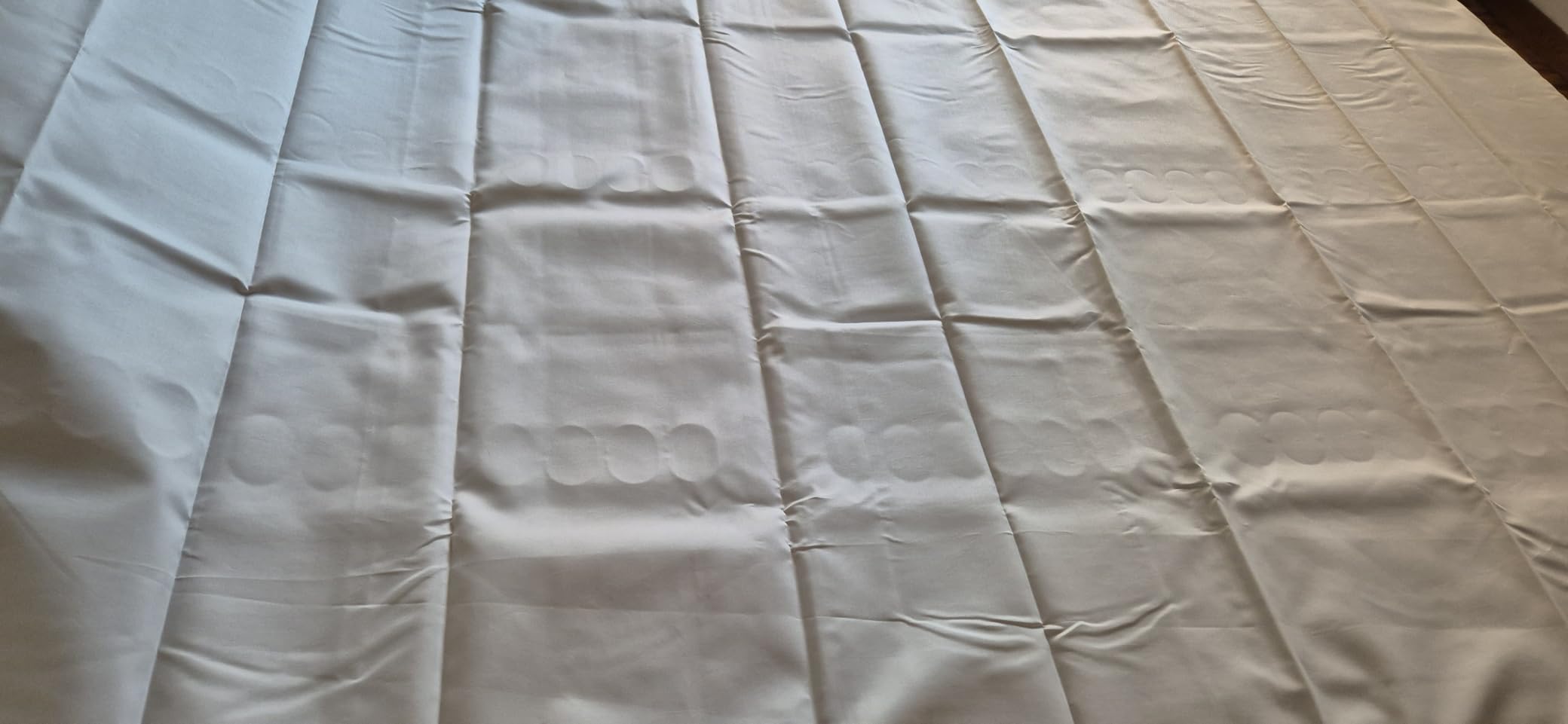 Amazon Basics tenda doccia tessuto bianca 183x183 cm antimuffa