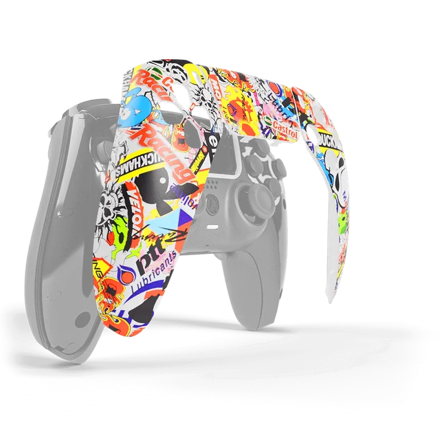 Aim Controller Sticker Bomb cover PS5 magnetica