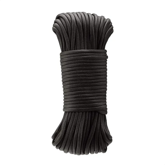Amazon Basics Paracord 550 Tipo III Nero 30,5 m x 4 mm Nylon