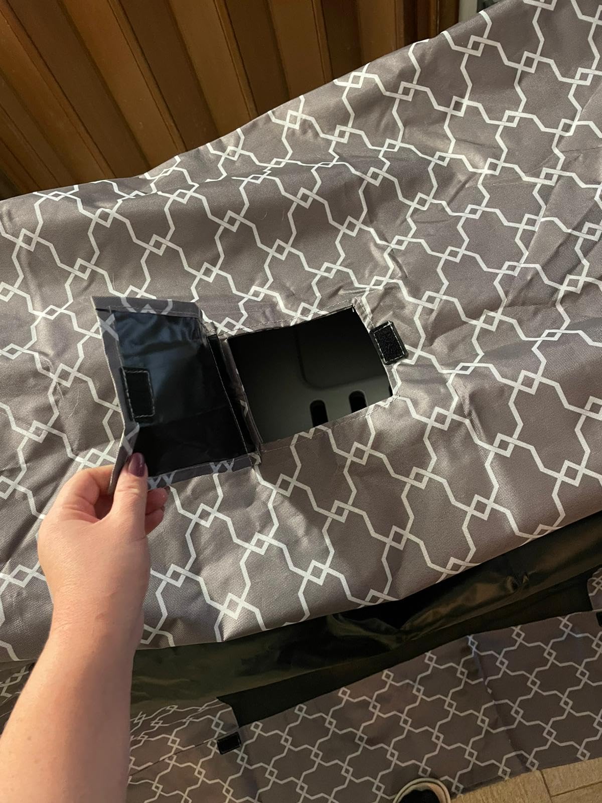Amazon Basics Copertura Gabbia Cani 122 cm Motivo Poliestere