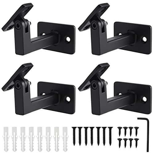 RealPlus staffe girevoli per corrimano quadrate regolabili 4 pezzi