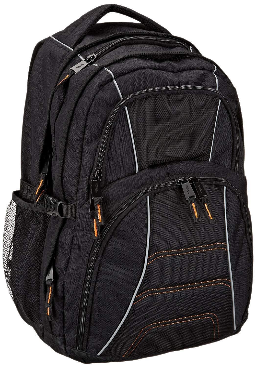 AmazonBasics Zaino per Laptop 17 Pollici Nero Imbottito
