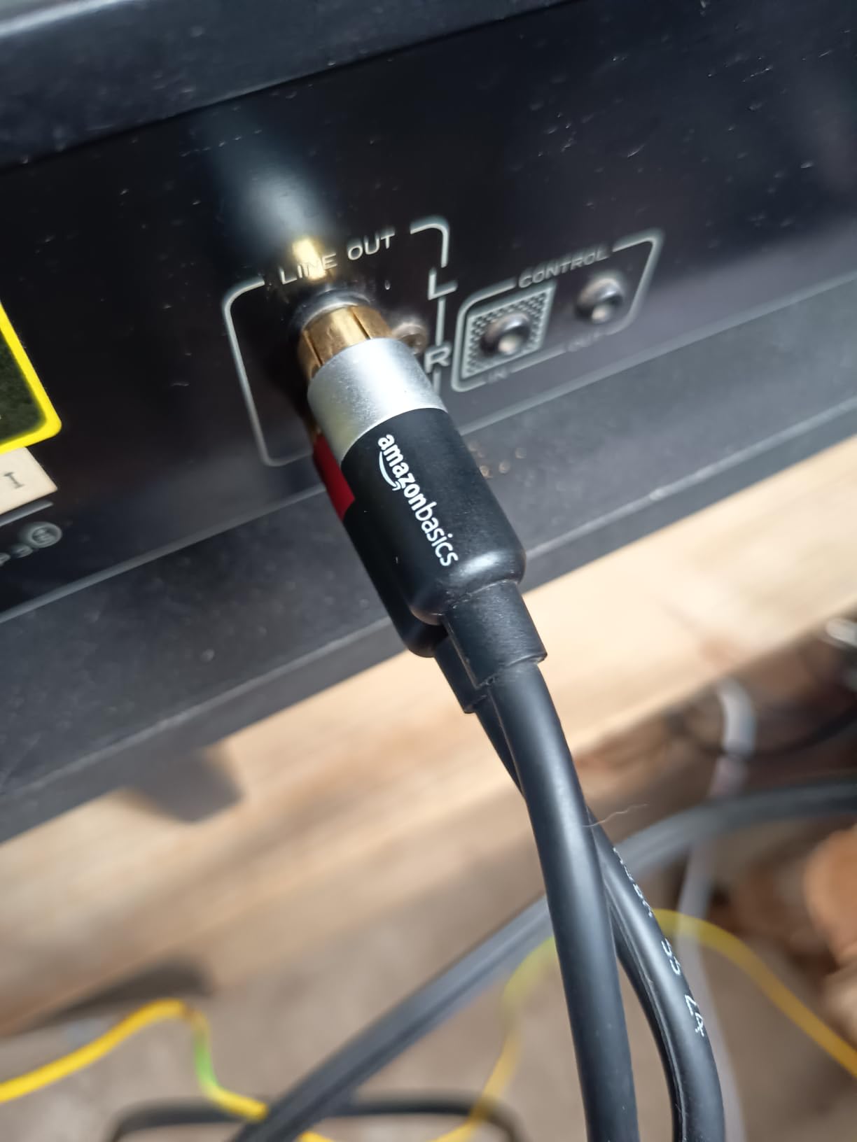 AmazonBasics Cavo Audio RCA 2 Maschi 1,22 m Placcato Oro