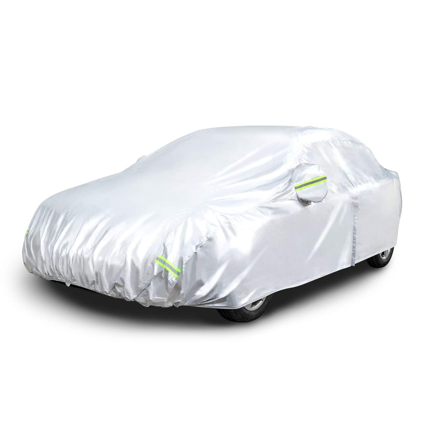 AmazonBasics Telo Copriauto Berlina 460 cm Argento Impermeabile