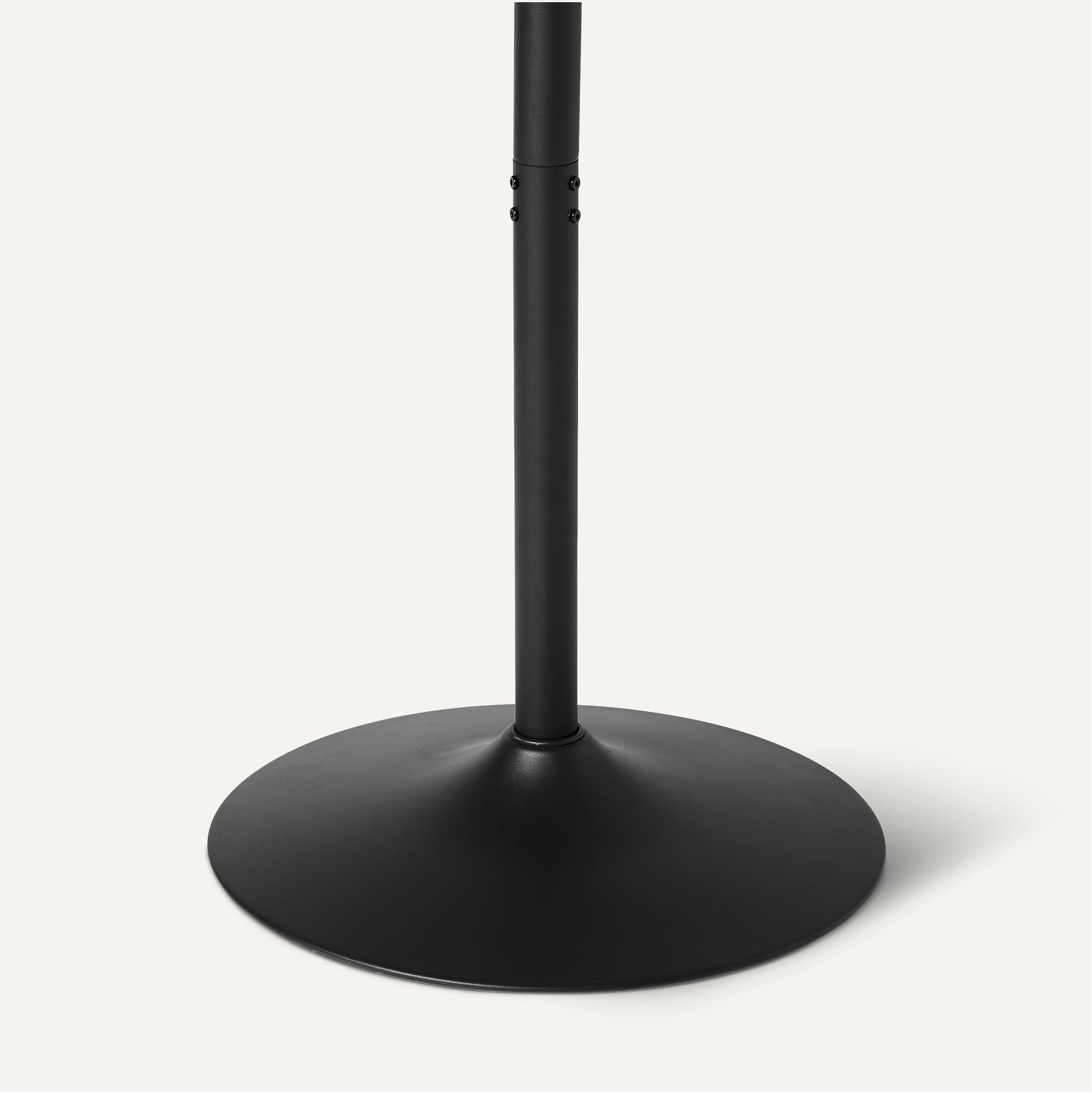 Amazon Basics tavolo bar rotondo nero 60 cm alto