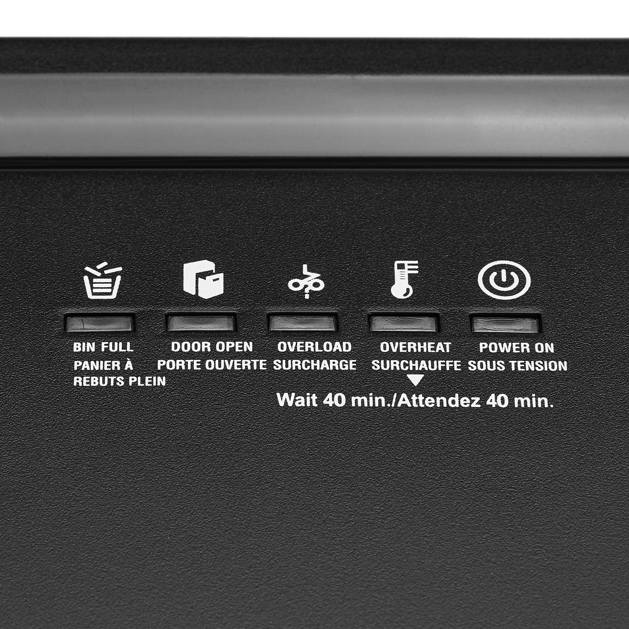 Amazon Basics Distruggidocumenti 12 fogli P4 21,5 L