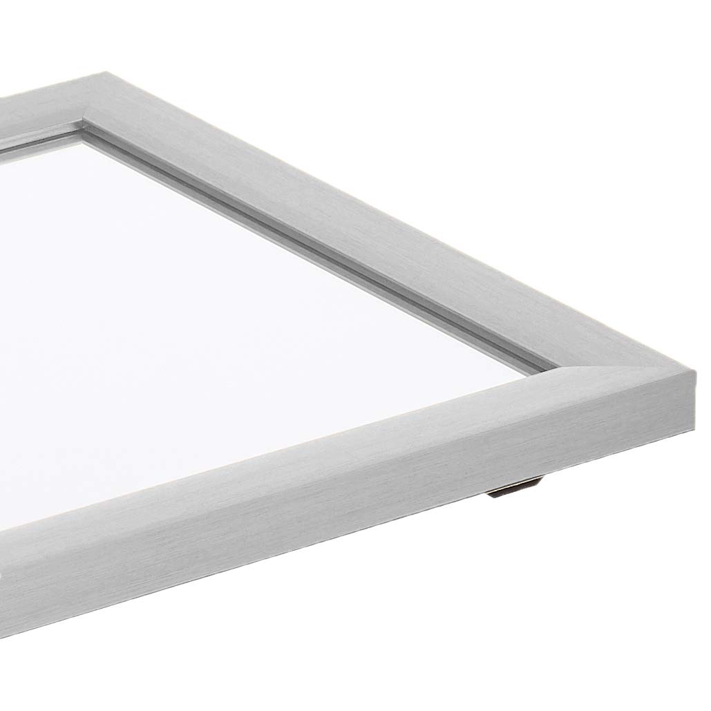 Amazon Basics Specchio da Parete Rettangolare 40,6x50,8 Nichel