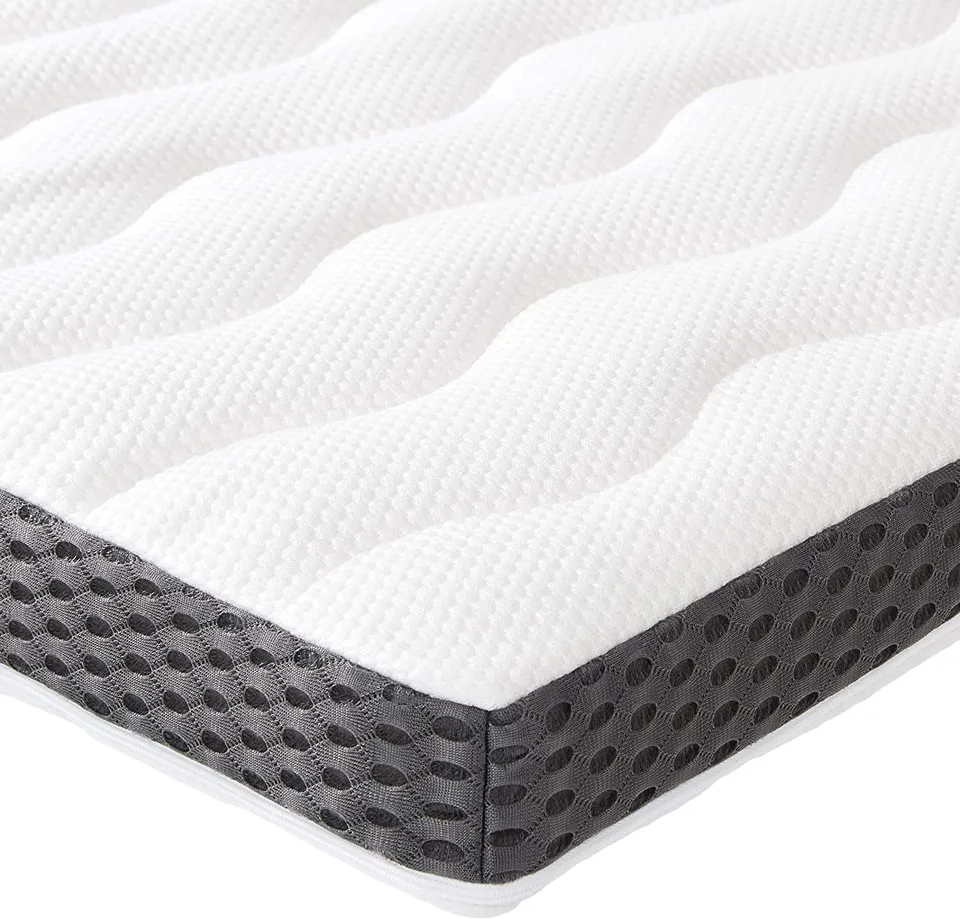 AmazonBasics Topper Matrimoniale 180x200x7cm Memory Bianco