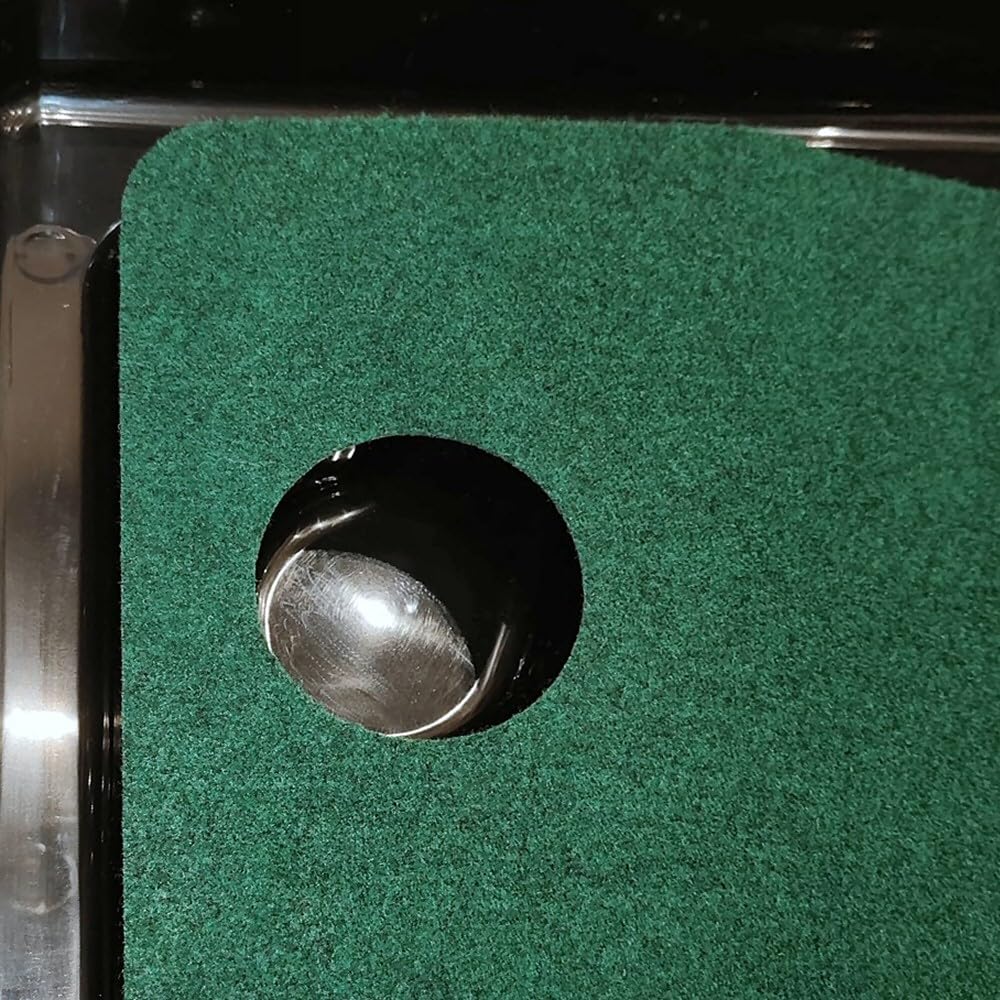AmazonBasics Tappetino Putting Ritorno Automatico Verde
