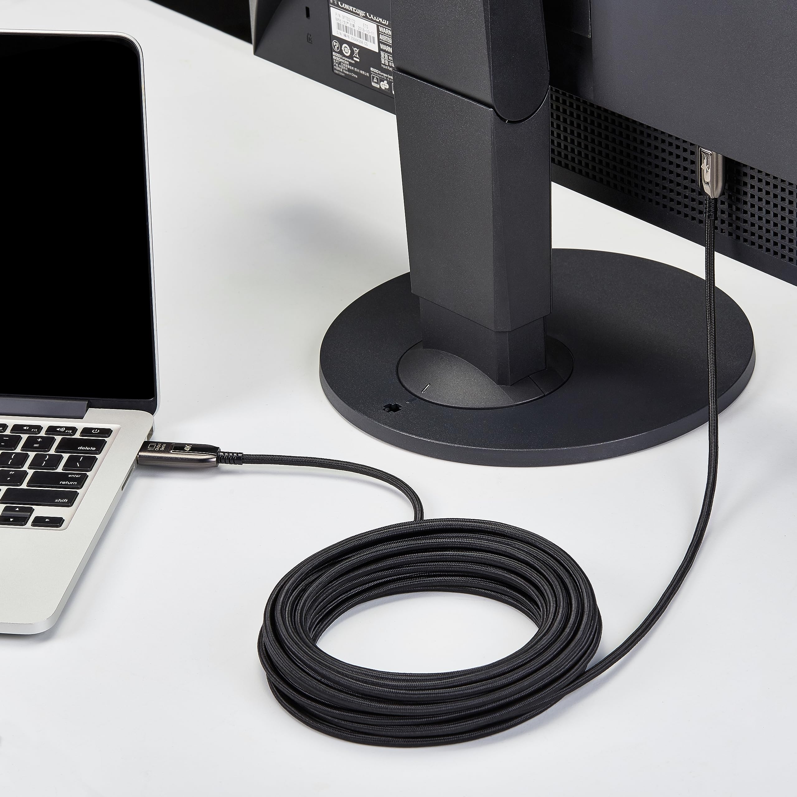 Amazon Basics cavo HDMI 4K 10 m fibra ottica nero