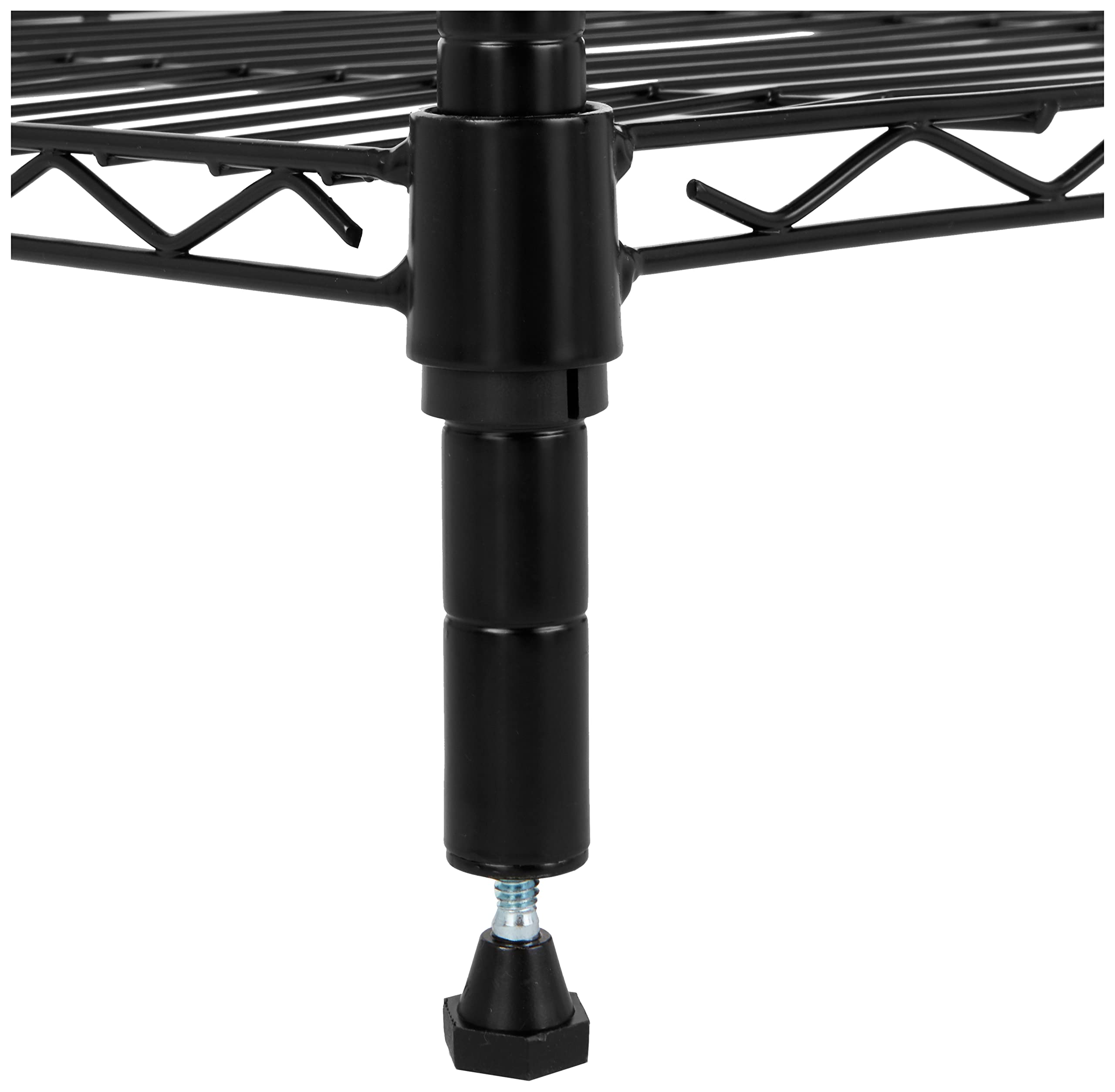 Amazon Basics Scaffale 5 Ripiani 36x91x183 cm Nero 795 kg