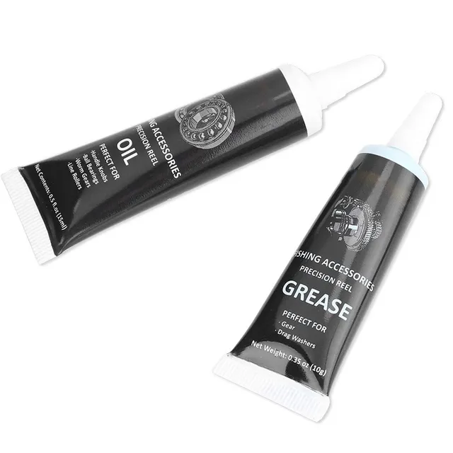 Elprico kit grasso e olio per mulinello pesca 14,8 ml nero