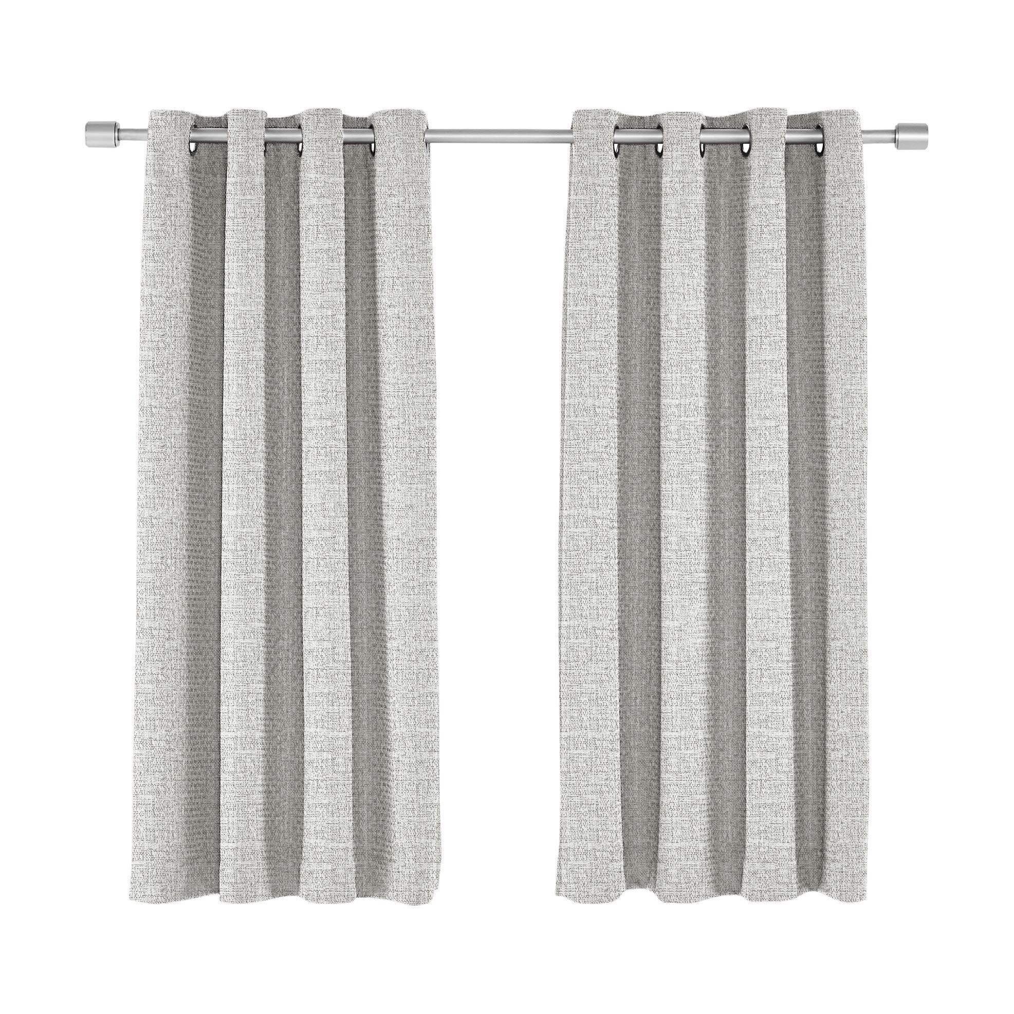 AmazonBasics Basket Weave 52x54 Tende Oscuranti Grigie 2 Pezzi