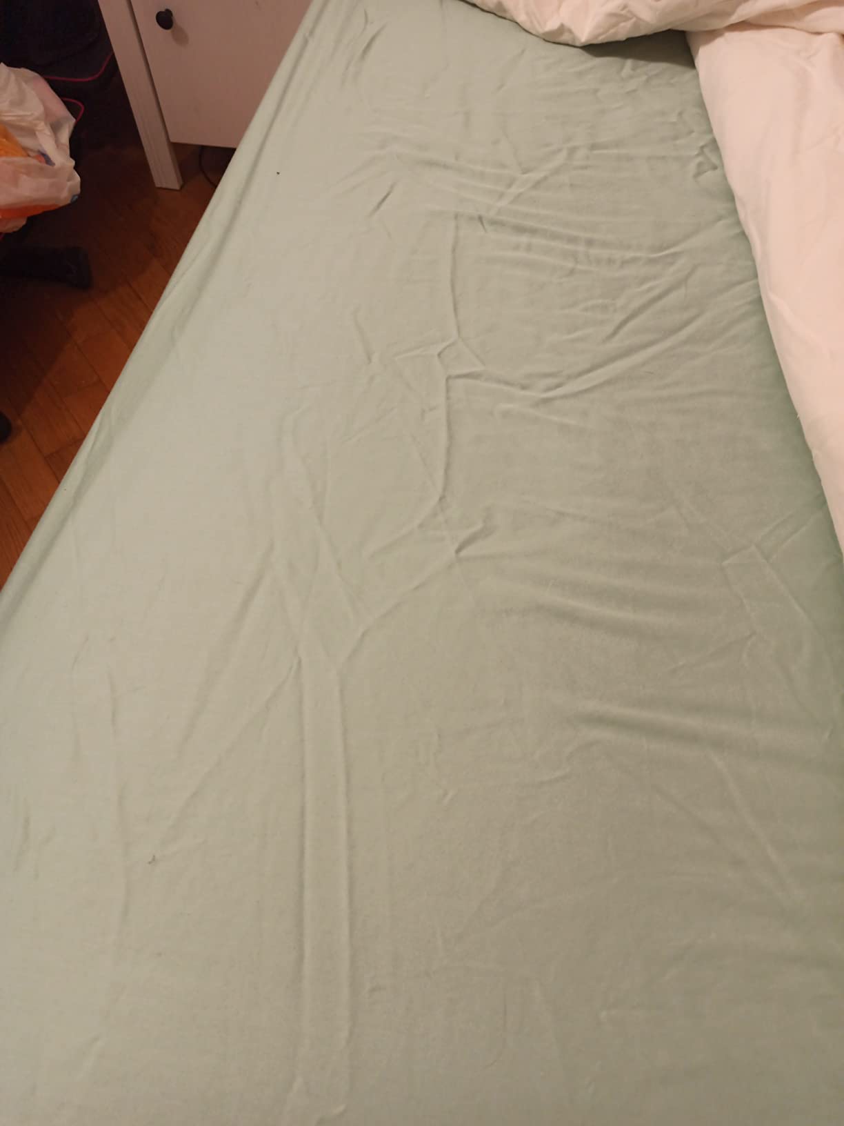 AmazonBasics lenzuolo con angoli 180x200 cm bianco
