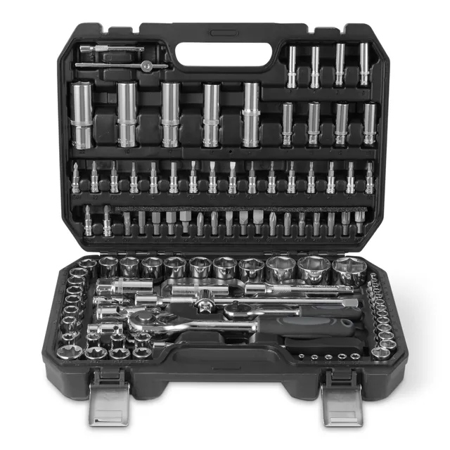 Amazon Basics Set Bussole 108 Pezzi con Cricchetto