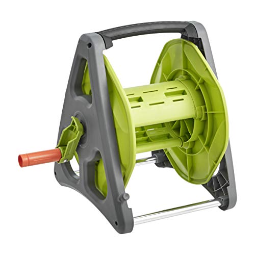Amazon Basics Carrello Avvolgitubo 42,6m Grigio 1/2"