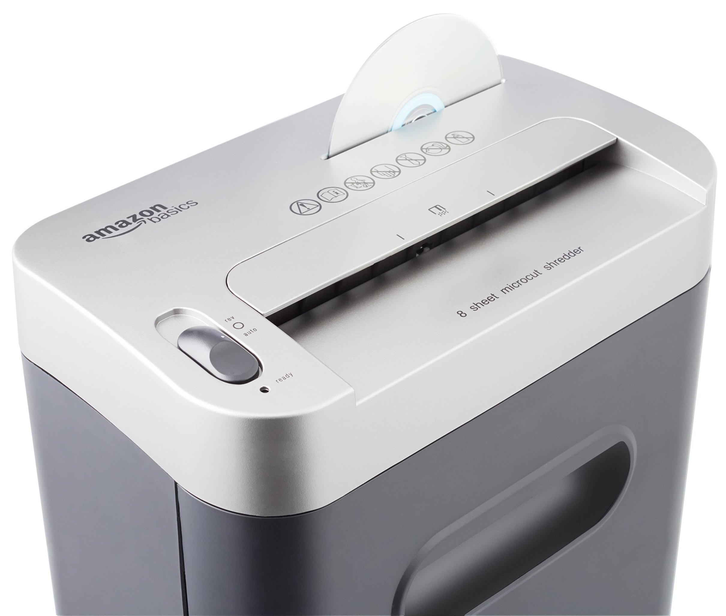 AmazonBasics Distruggidocumenti 8 Fogli Microframmenti P-4