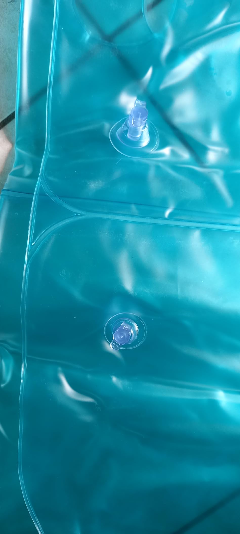 Amazon Basics Materassino Gonfiabile Blu 154 cm per Adulti