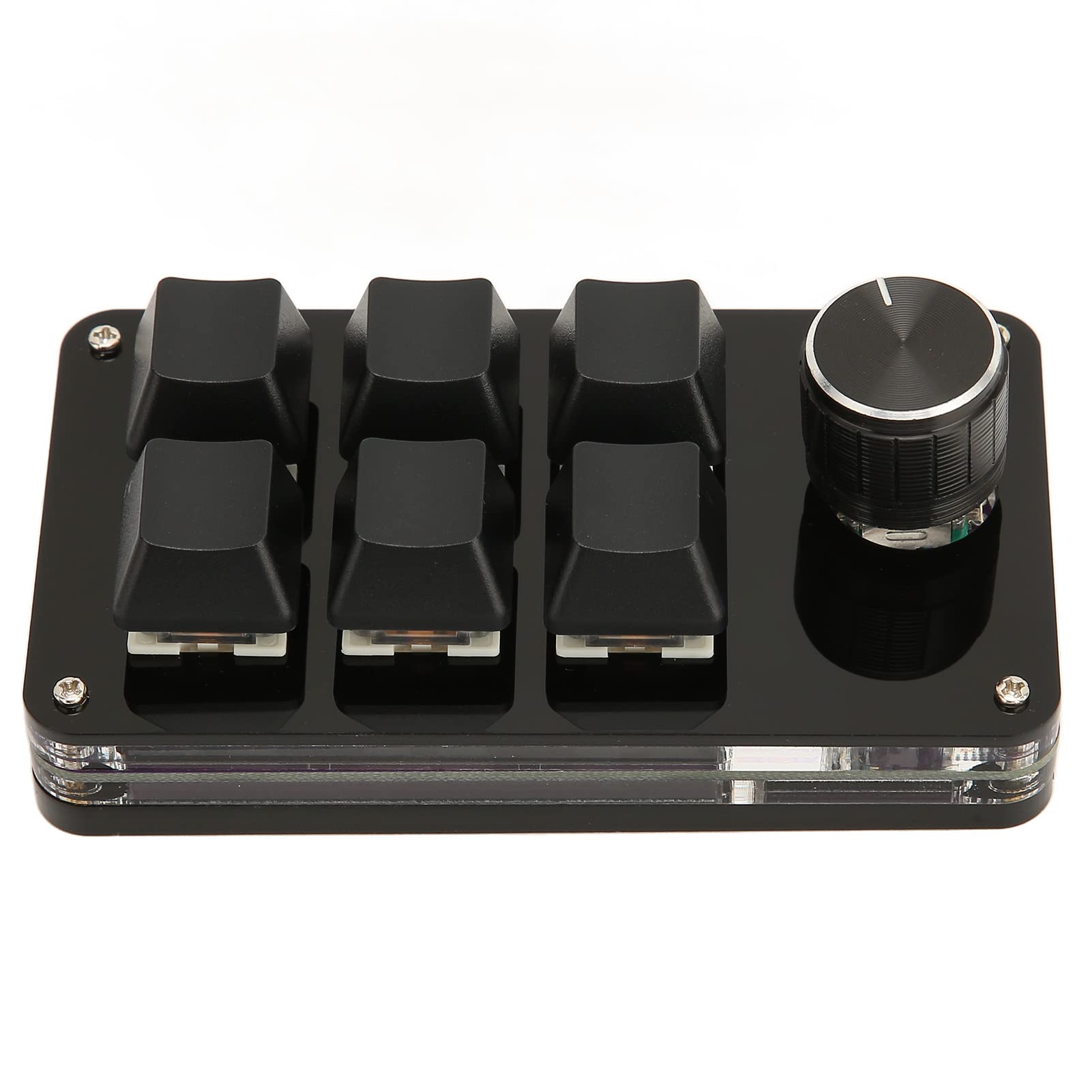 Elprico Tastierino Gaming 6 Tasti con Manopola Meccanico USB