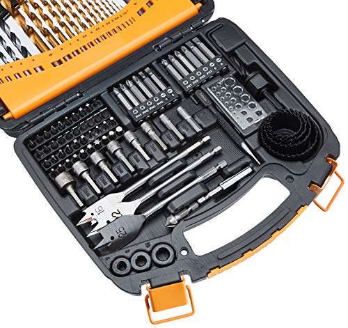 Amazon Basics Set 100 Punte Trapano e Bit Multiuso
