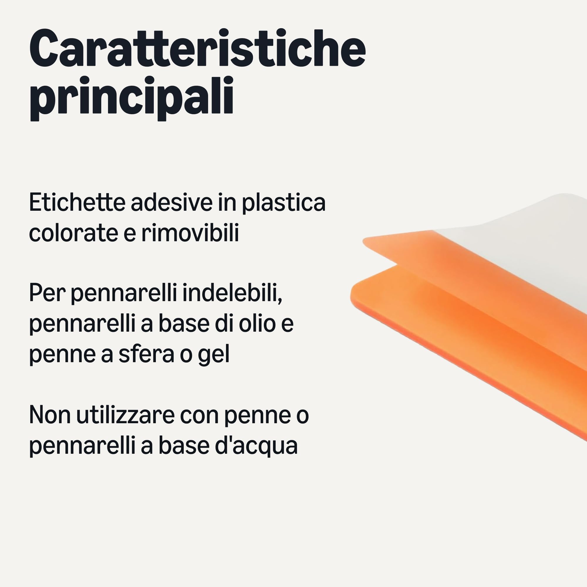 Amazon Basics Segnapagina Adesivi 500 Pezzi 5,1 cm Scrivibili