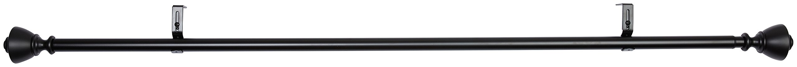 AmazonBasics Bastone per Tenda 180-365 cm Nero Urna