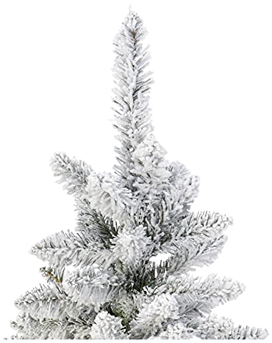 Amazon Basics Albero Natale Innevato 180 cm 618 Rami