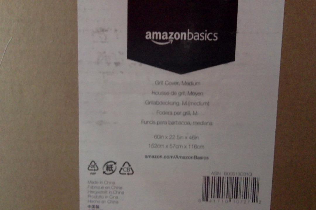 Amazon Basics Copertura Barbecue M 152x66x117 cm Impermeabile