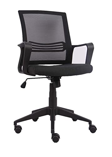 AmazonBasics Sedia Ufficio Ergonomica Girevole Nera regolabile