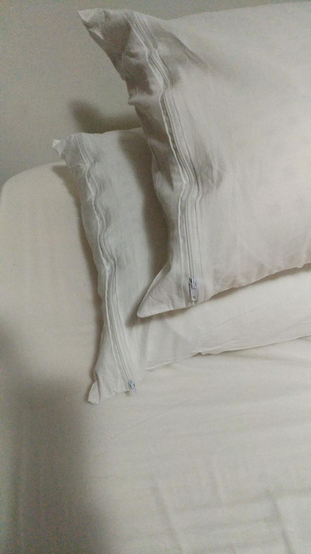 AmazonBasics Federe Cuscino 50x80 Cotone Bianco 4 Pezzi