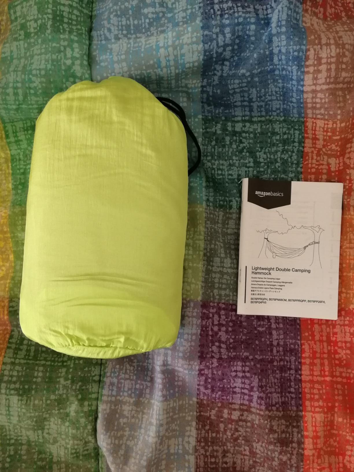 AmazonBasics amaca doppia campeggio nylon leggera 299x199 cm