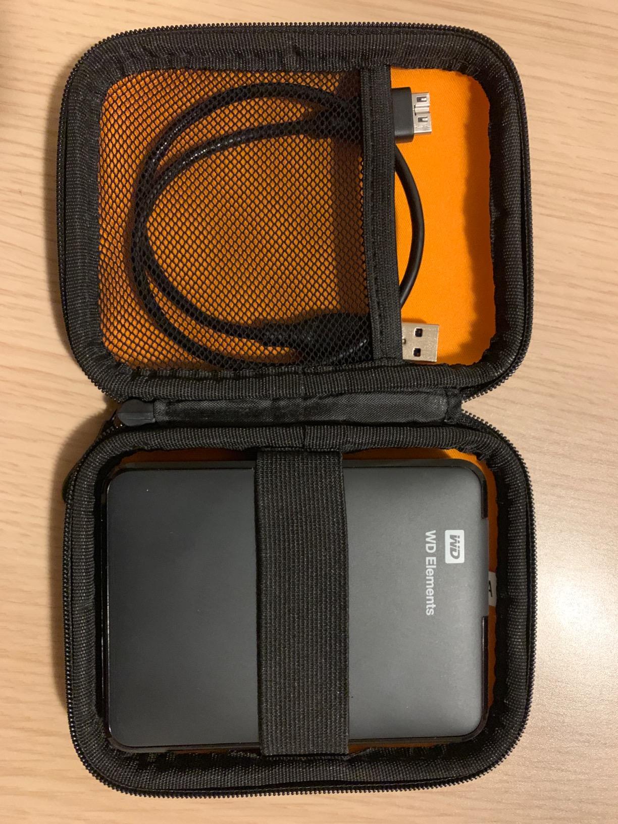 AmazonBasics Custodia Rigida HDD My Passport Nera