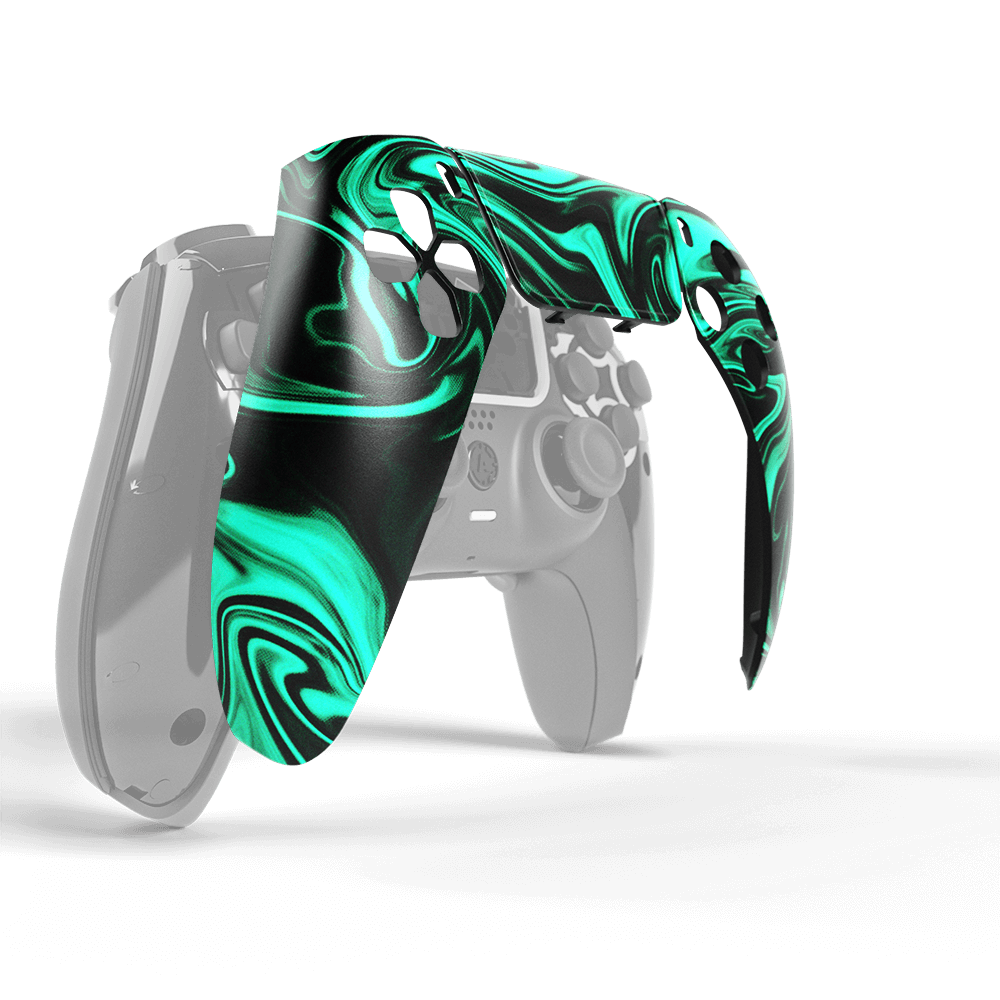 Aim Controller Snap Caustic Green cover PS5 verde
