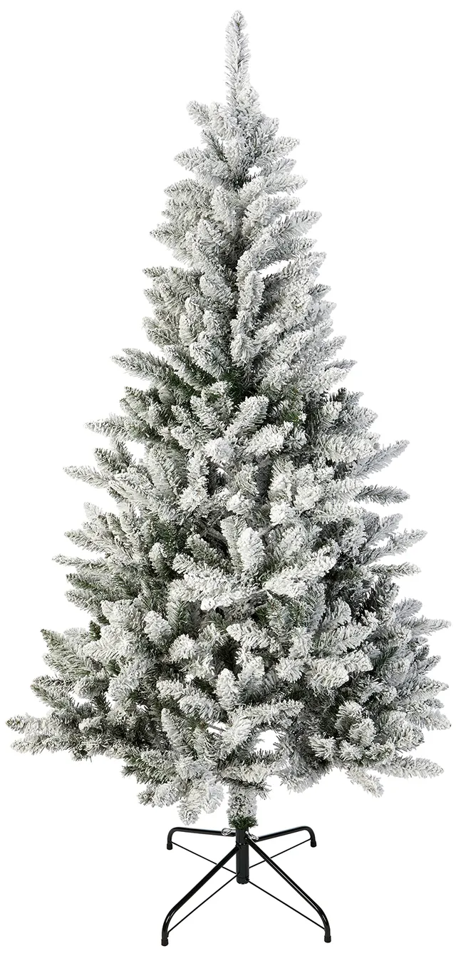 Amazon Basics Albero Natale Innevato 180 cm 618 Rami