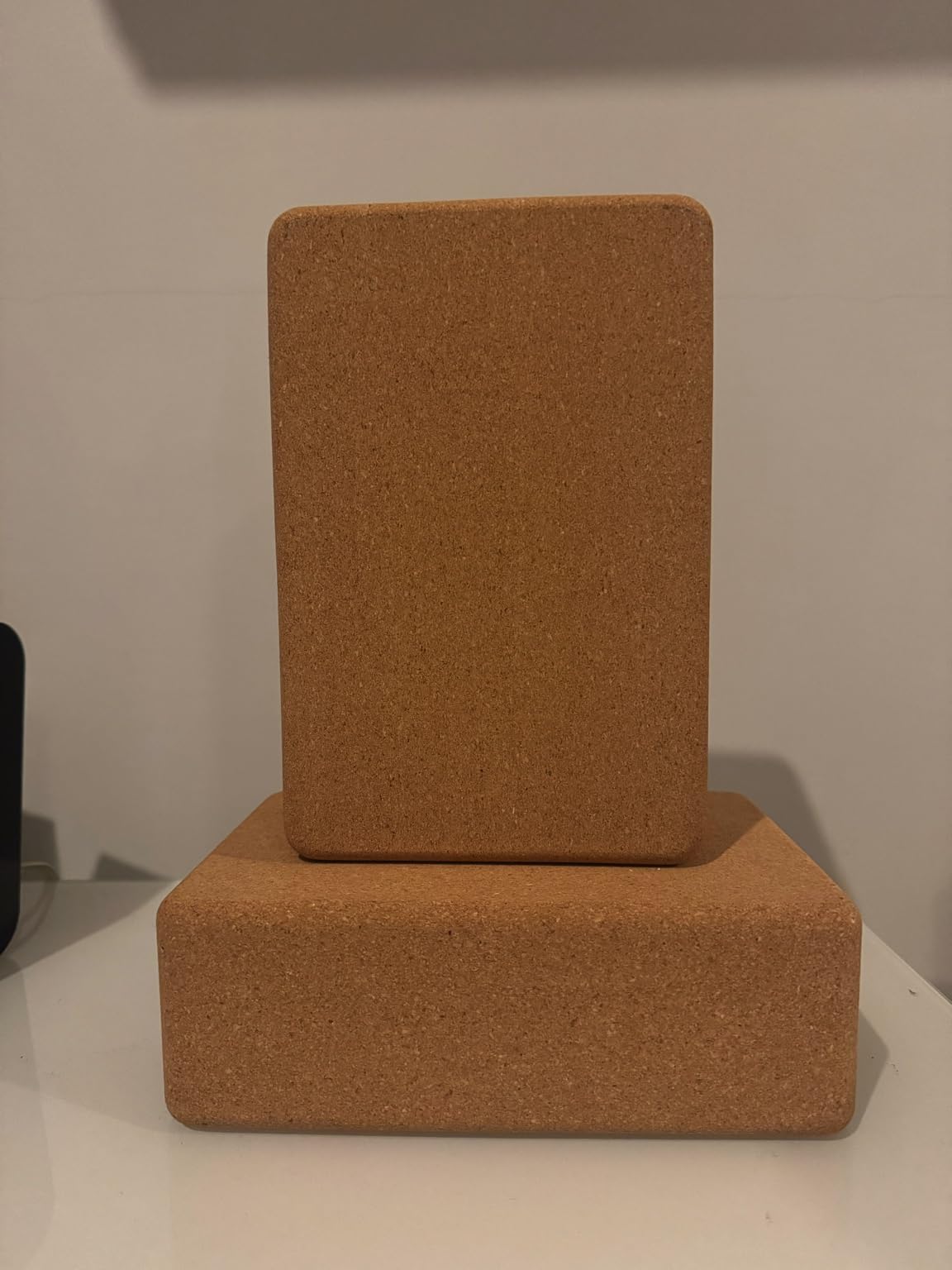 Amazon Basics Blocchi Yoga Sughero 23x15x8 cm Set 2 Pezzi