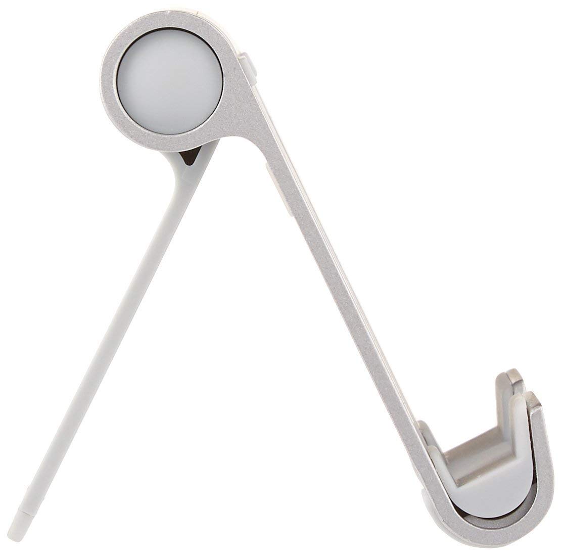 AmazonBasics Supporto Tablet Inclinabile Argento 4-10"