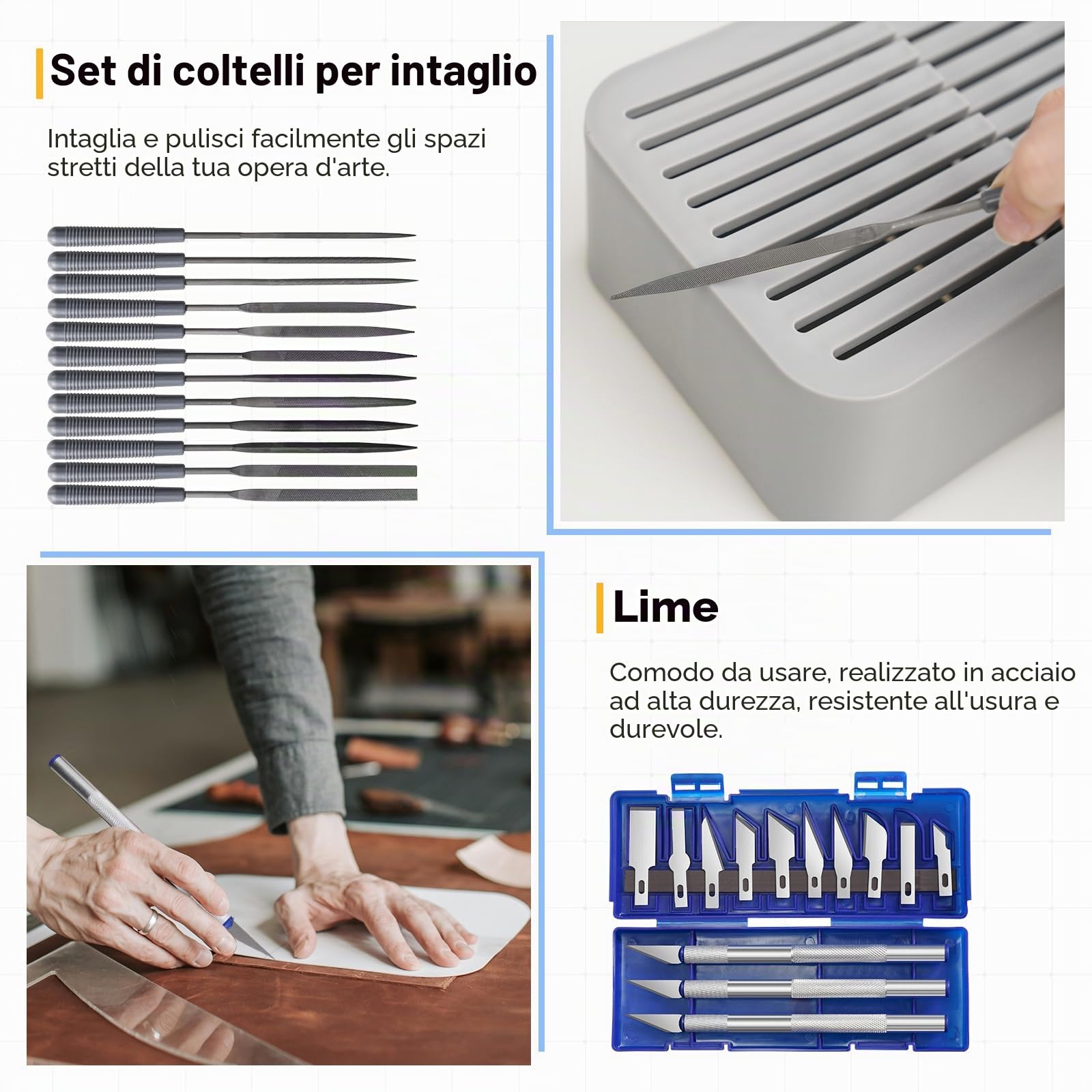 RealPlus Set Strumenti Stampa 3D 58 Pezzi Modellismo
