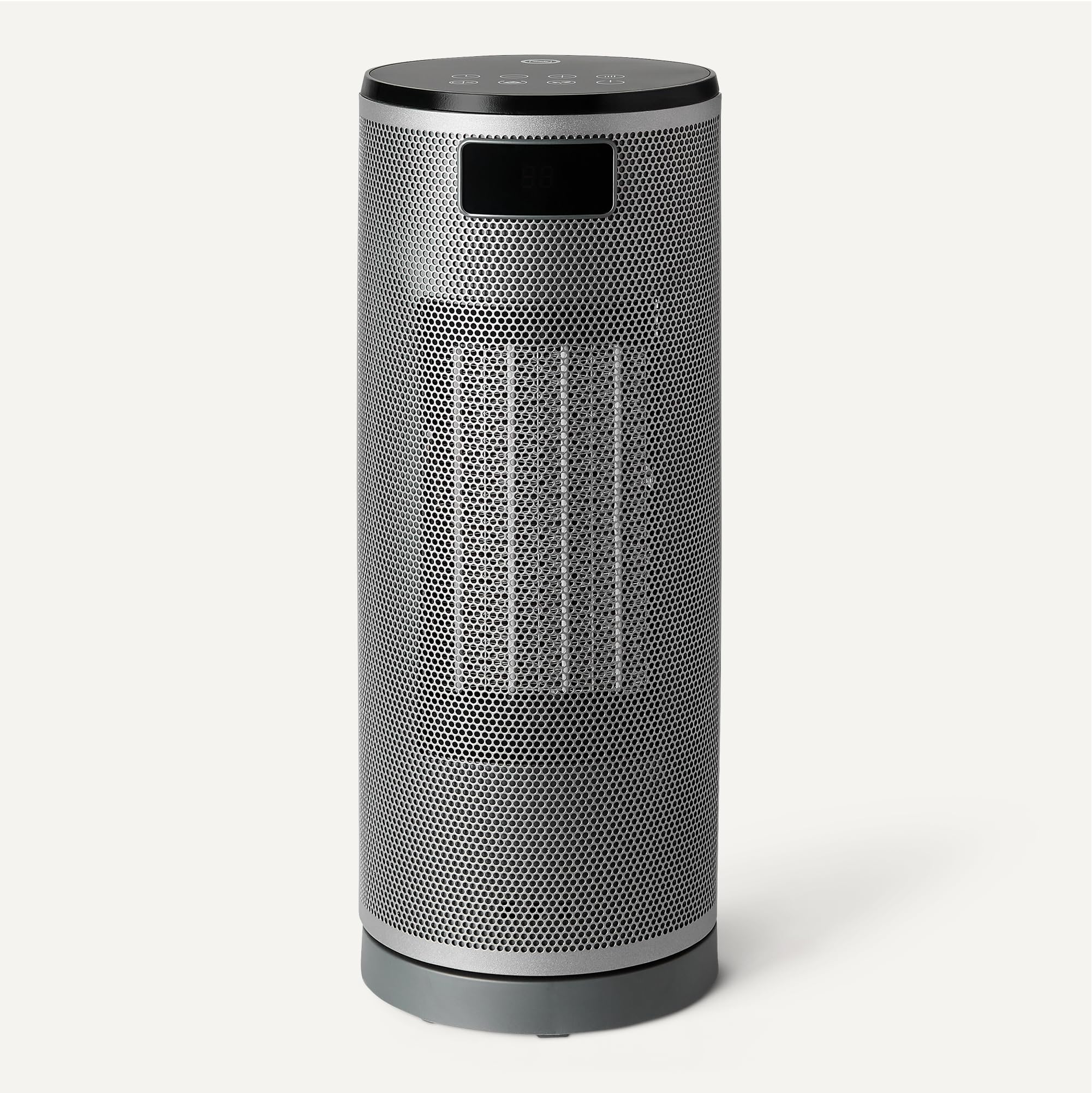 AmazonBasics stufa elettrica ceramica 1800W 40 cm grigia