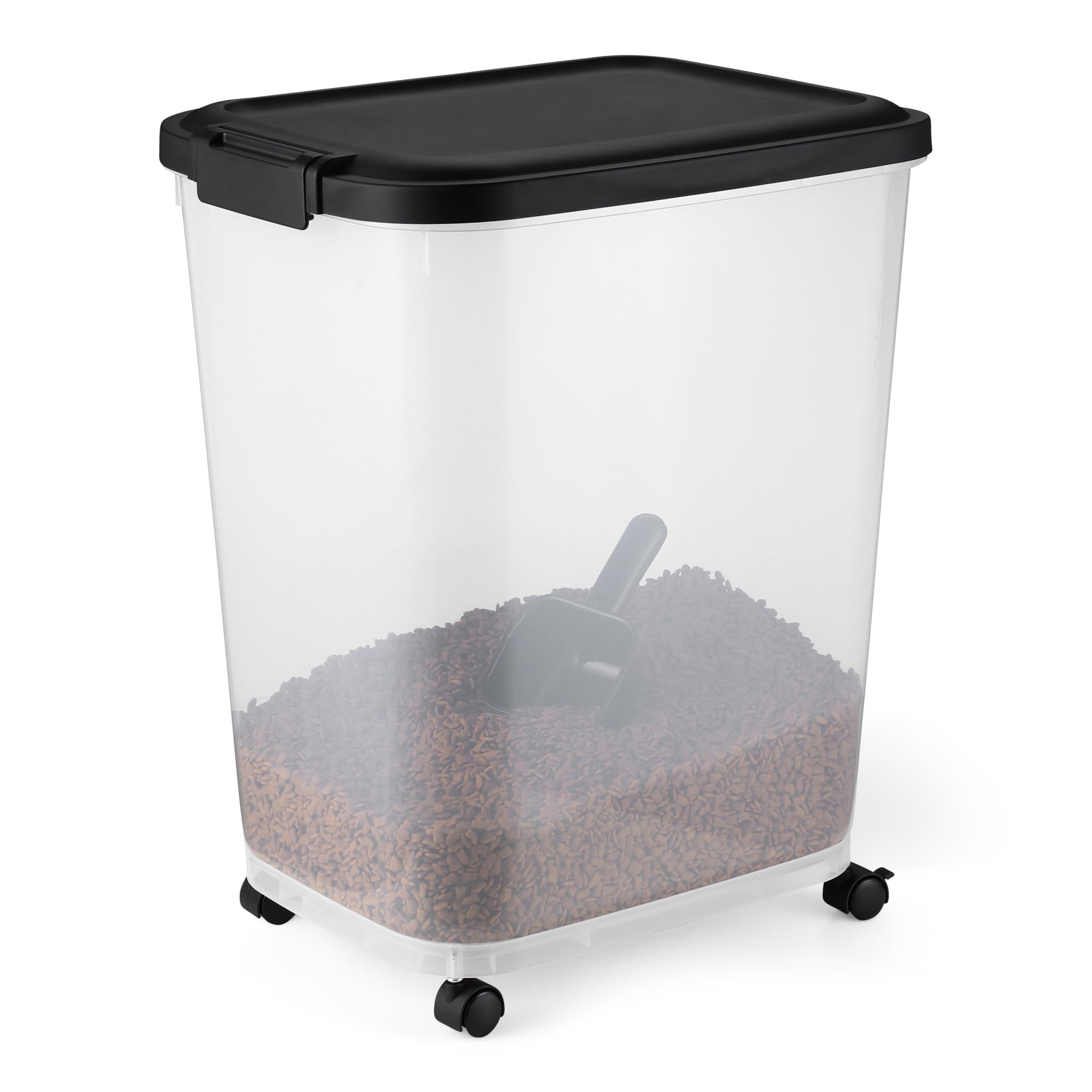Amazon Basics Contenitori Cibo Animali 15,8+4,5 kg con Ruote