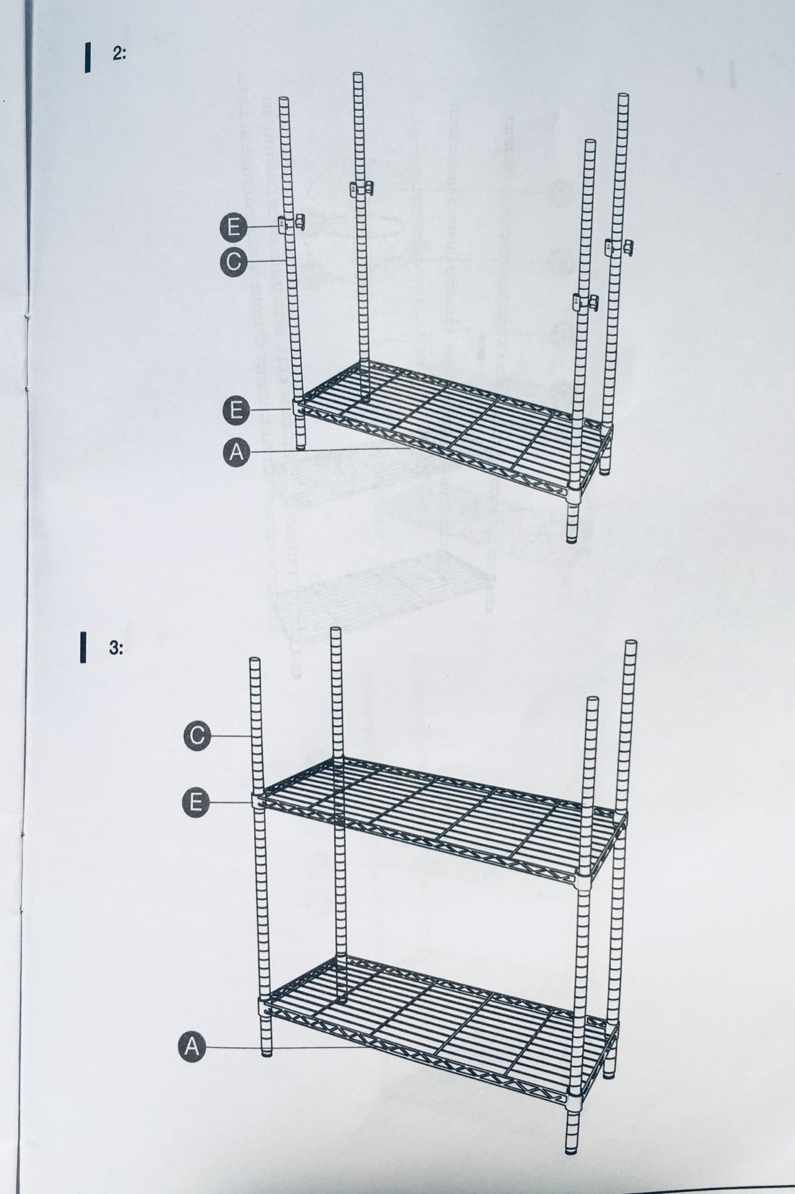Amazon Basics Scaffale 5 Ripiani 36x91x183 cm Nero 795 kg