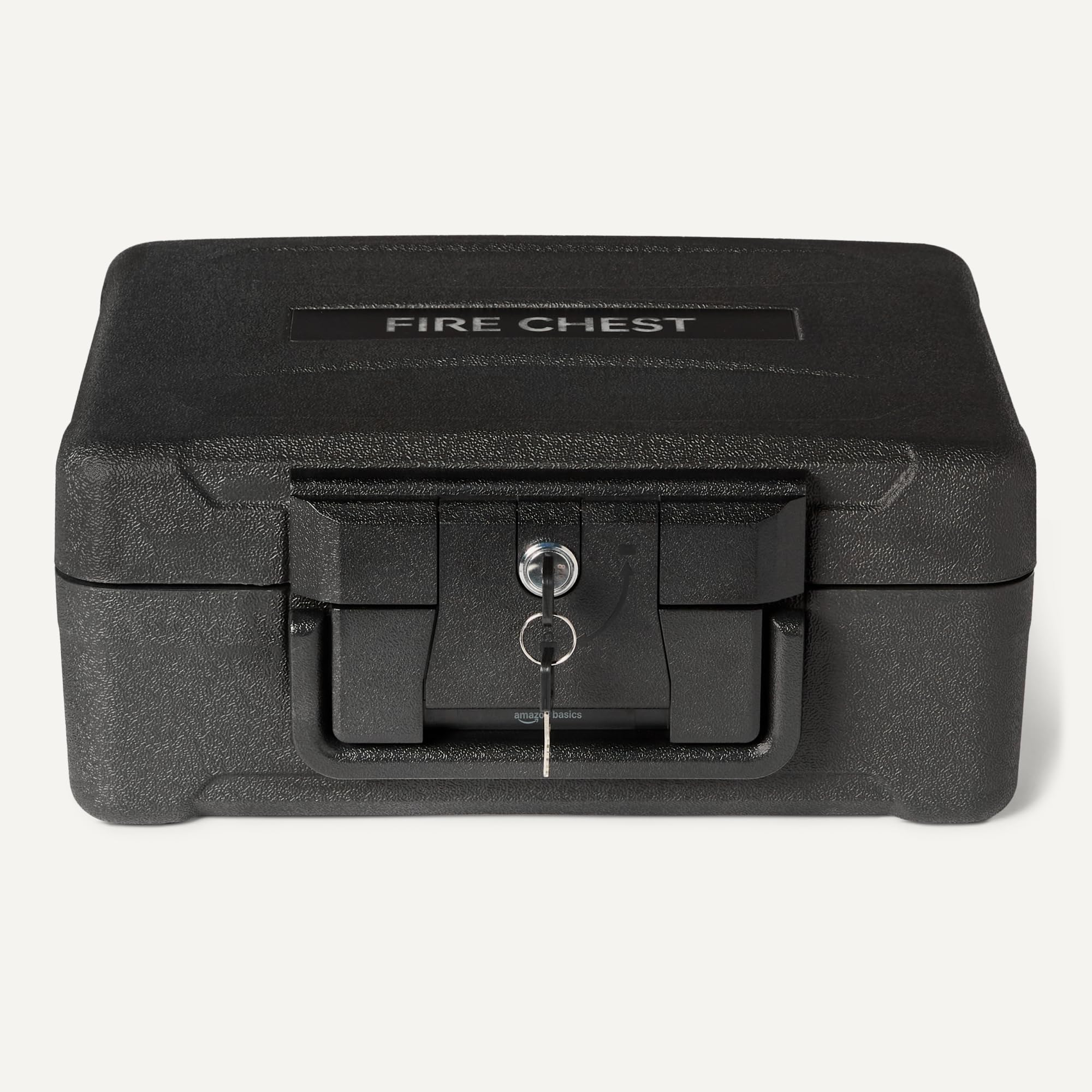 Amazon Basics Cassaforte Ignifuga 6,2L Nera a Chiave